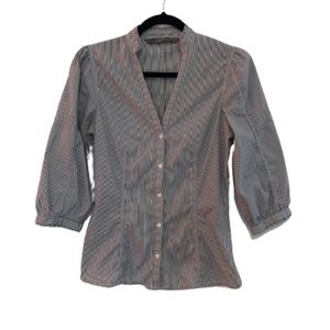 ZARA basic button down shirt with 3/4 sleeves